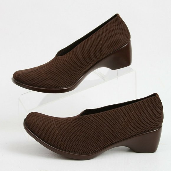 CHARLESTON Shoes - Charleston Shoe Co. Stretch Fabric Wedge Shoes 8